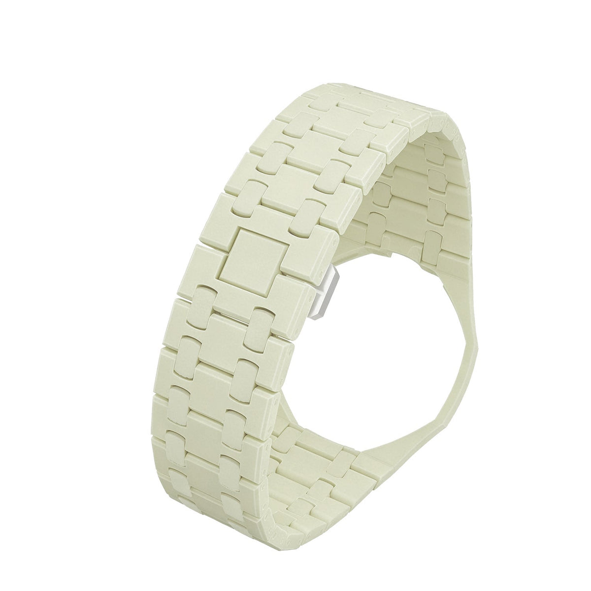 Cinturino in bioceramica giallo cremoso esclusivo Oak Pop