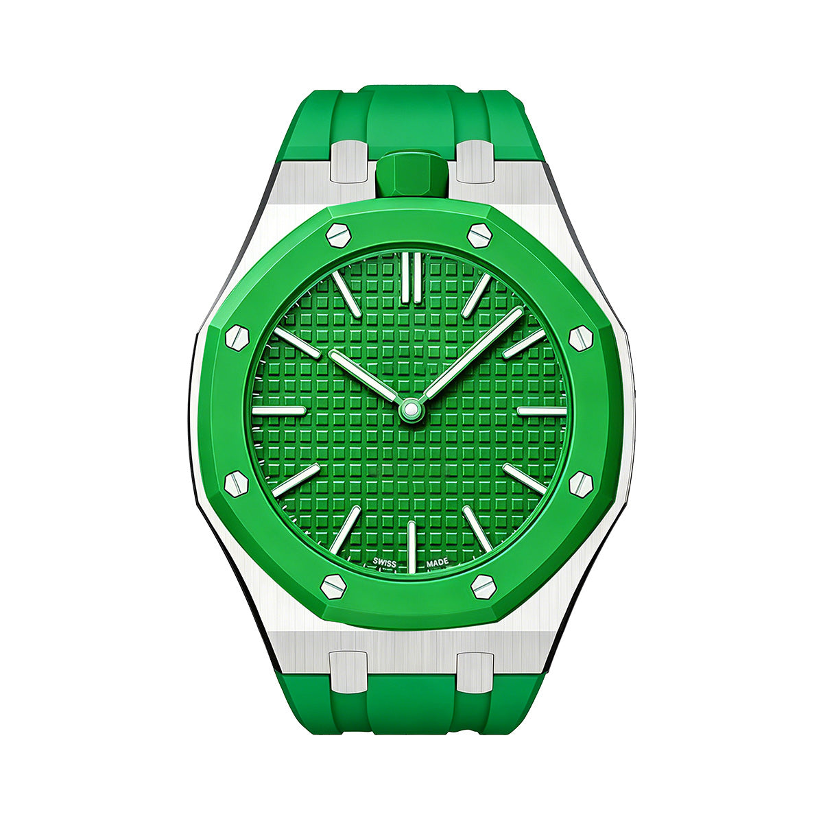 Royal Oak Pop exclusif, boîtier en acier et bracelet en silicone