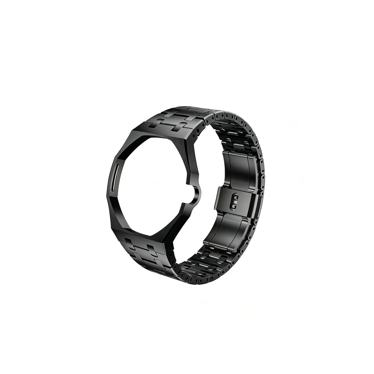 Cinturino in acciaio nero esclusivo Oak Pop