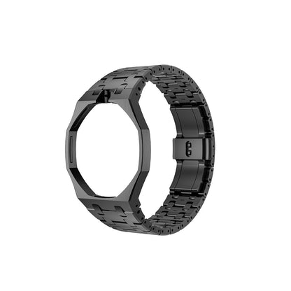 Cinturino in acciaio nero esclusivo Oak Pop