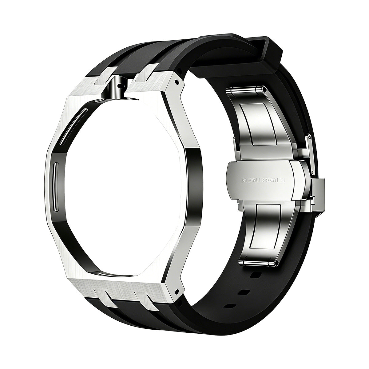 Cinturino in silicone Oak Pop Black Steel