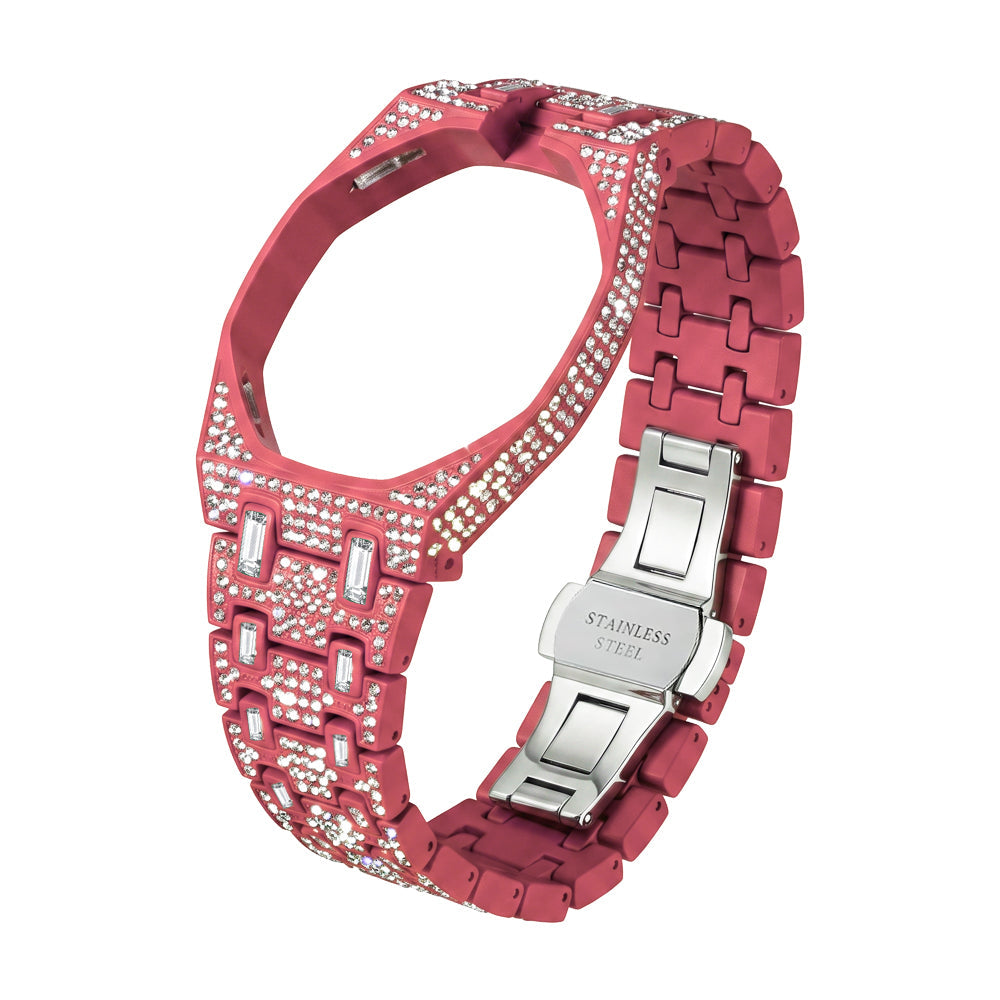 Royal Oak Pop Exclusif Boîtier en Biocéramique & Bracelet en Biocéramique Entièrement Diamanté