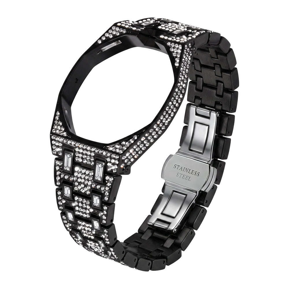 Royal Oak Pop Exclusif Boîtier en Biocéramique & Bracelet en Biocéramique Entièrement Diamanté