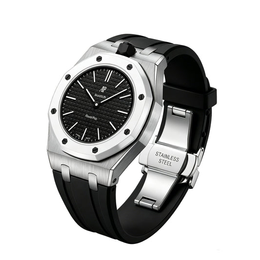 Royal Oak Pop Exklusives Stahlgehäuse & Silikonarmband mit Halterung