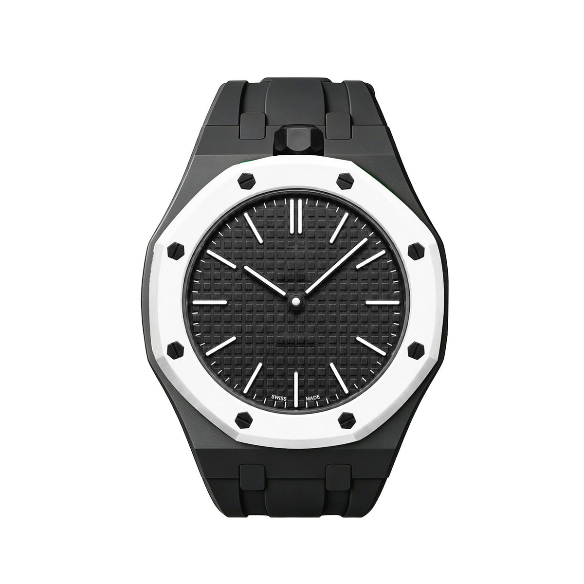 Oak Pop Exklusives schwarzes Silikonarmband