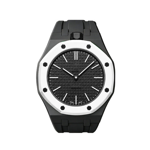 Oak Pop Exklusives schwarzes Silikonarmband