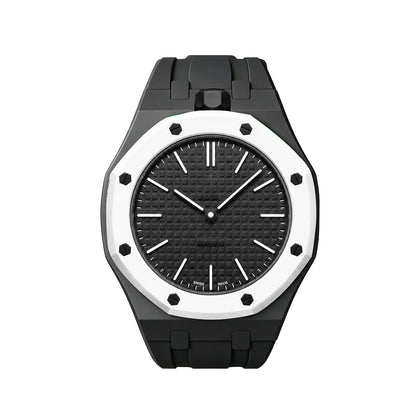 Oak Pop Exklusives schwarzes Silikonarmband
