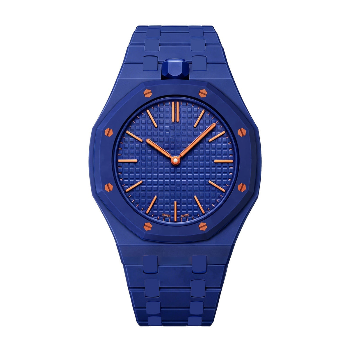 Cinturino in bioceramica blu scuro esclusivo Oak Pop
