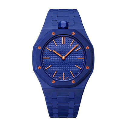 Cinturino in bioceramica blu scuro esclusivo Oak Pop