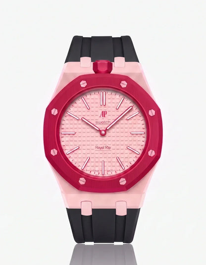 Silikonarmband & Gehäuse Royal Pop Otto Rosso (Farben anpassbar)