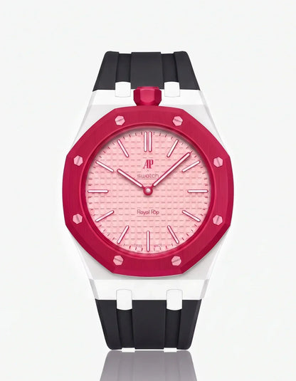 Silikonarmband & Gehäuse Royal Pop Otto Rosso (Farben anpassbar)